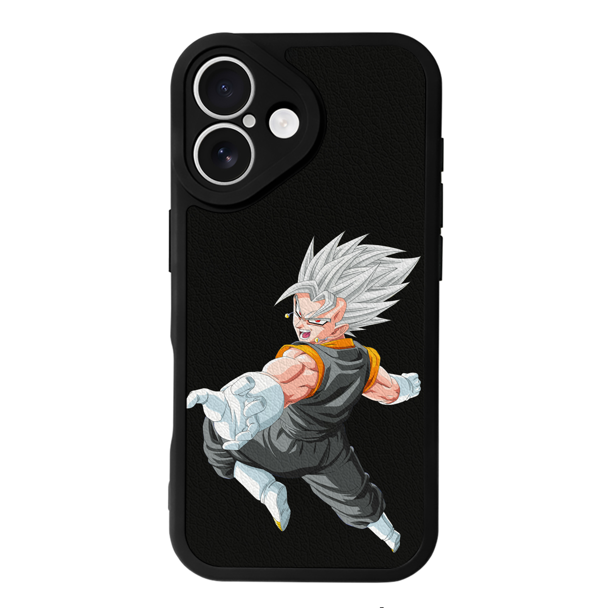 （画像用） ドラゴンボール ベジータ四世（Bejīta Yonsei）DRAGON BALL Vegeta IV 【iPhone 16シリーズ対応】シリコンスマホケース（レザー調） 材質：シリコン
